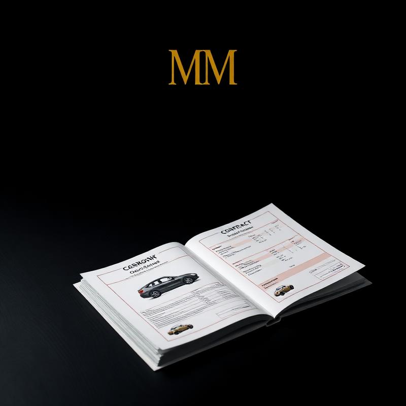 Carnet contrat de location (voiture)