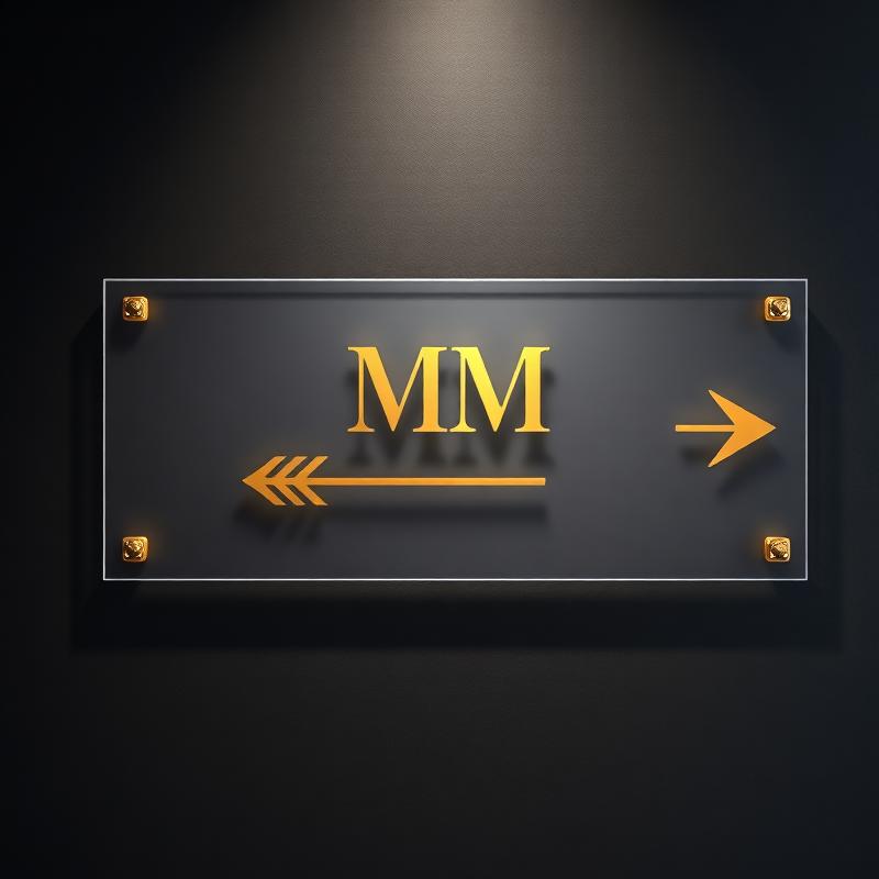 Plaque signalétique — plexiglas blanc 3 mm
