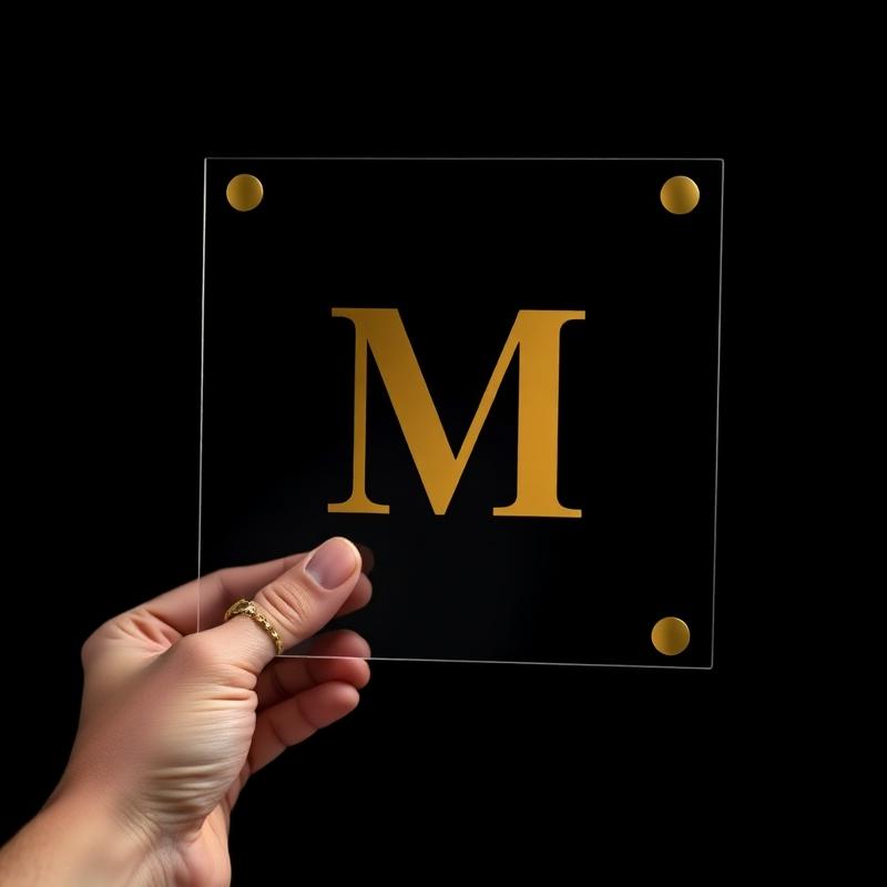Autocollant transparent